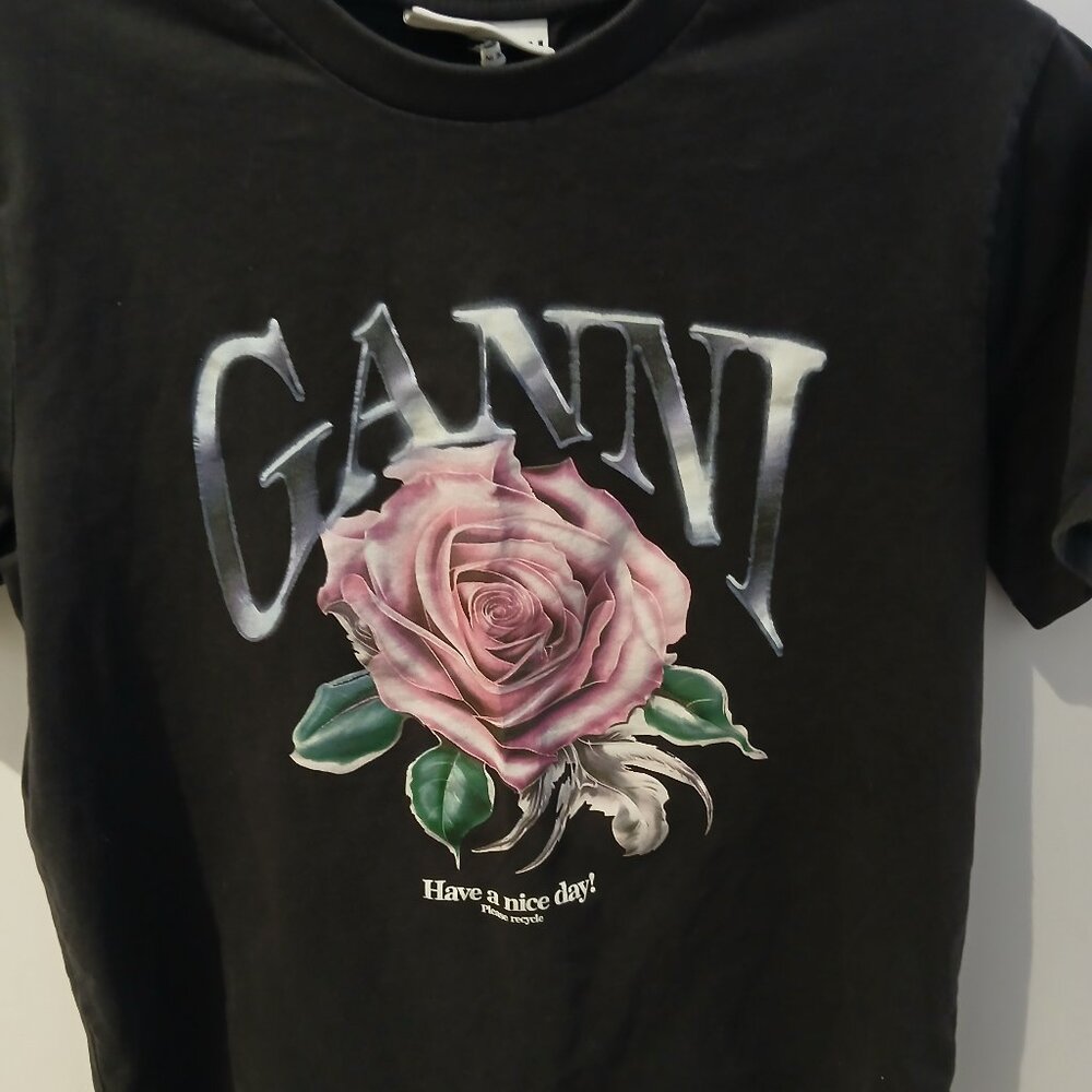 GANNI Rose Tee